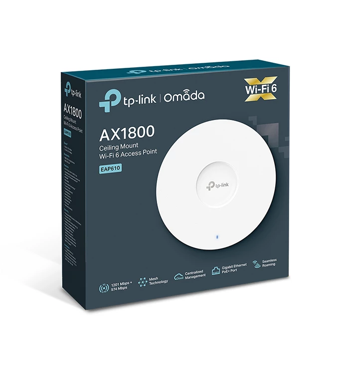 [EAP620] ACCESS POINT TECHO WI-FI 6 AX1800 TP-LINK