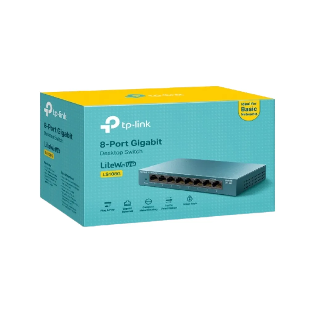 SWITCH GIGABIT 8 PTOS 10/100/1000 MBPS TP-LINK