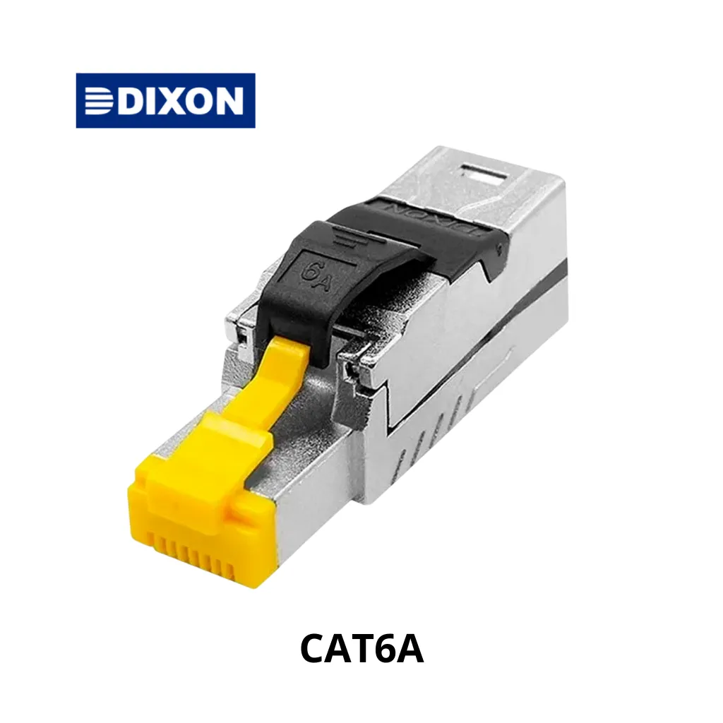 [6A-FP-C6A-FS] PLUG RJ-45 CAT6A DE CAMPO 22 AWG-26 AWG DIXON