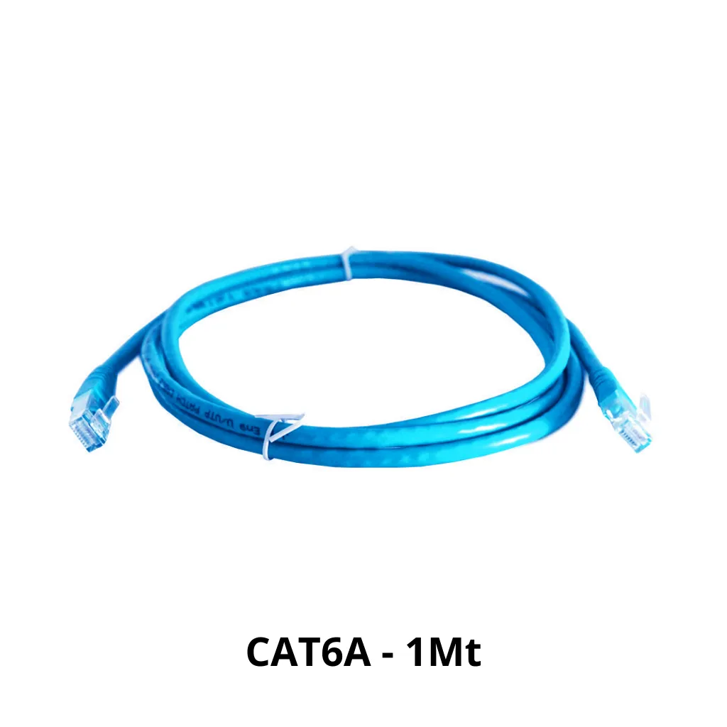 PATCH CORD CAT6A LSZH AZUL 1MTS DIXON