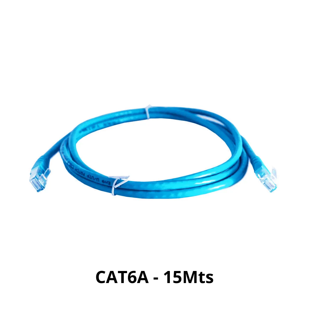 PATCH CORD CAT6A LSZH AZUL 15MTS DIXON