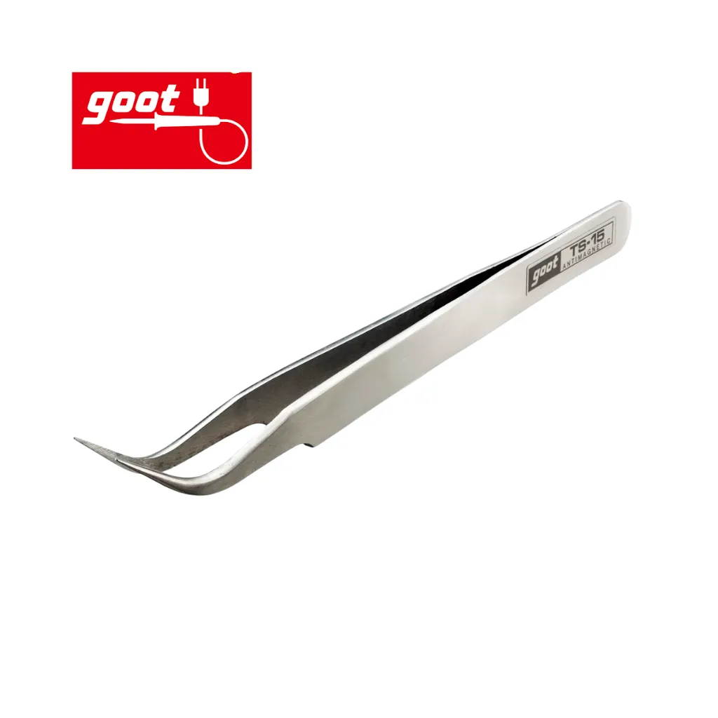 [TS-15] PINZA DE PRECISION CURVA ORIGINAL JAPAN GOOT