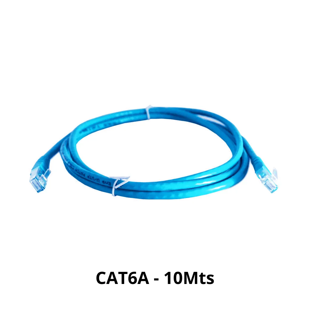 PATCH CORD CAT6A LSZH AZUL 10MTS DIXON 