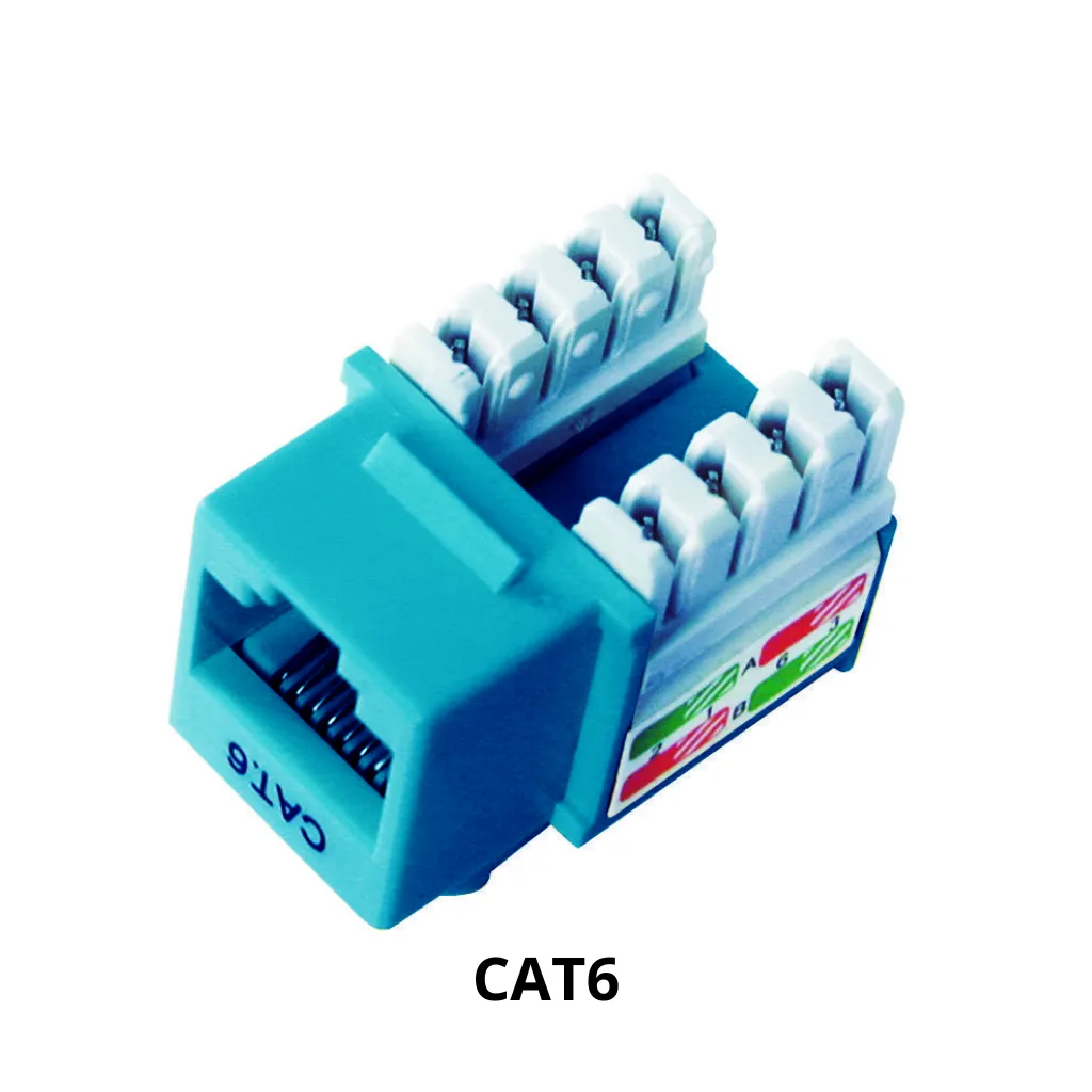 JACK RJ-45 CAT6 P/PONCHEO AZUL DIXON