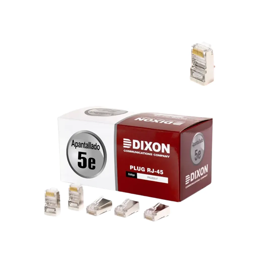 [PRS8850-F-CN] PLUG RJ-45 CAT5E APANTALLADO CJAx100PCS DIXON