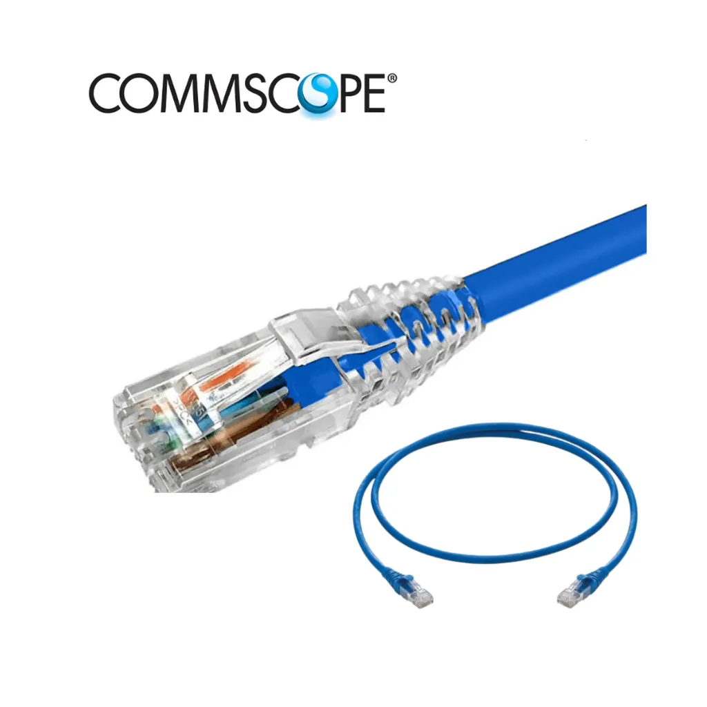 AMP/COMMSCOPE P. CORD AZUL CAT 5E 3MTS 