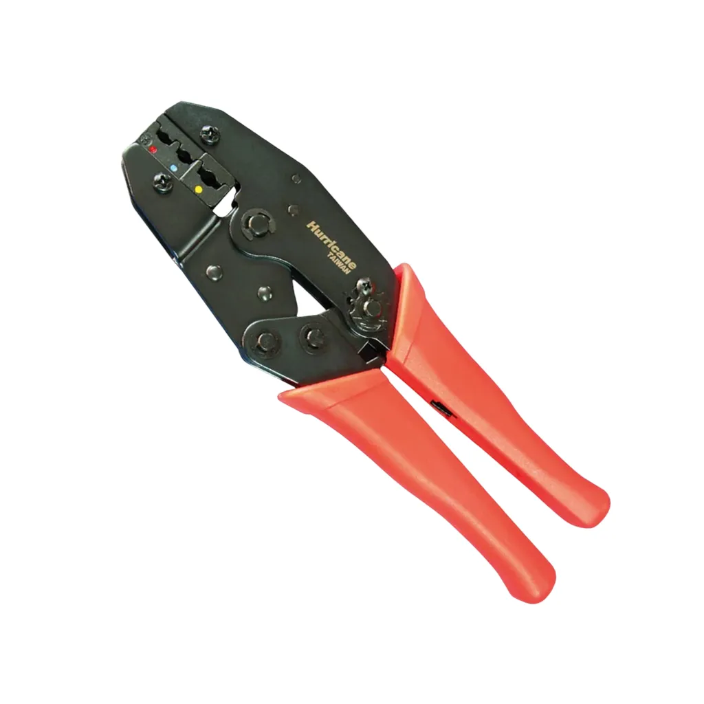 ALICATE P/TERMINALES C/RATCHET 14-22 AWG HURRICANE 