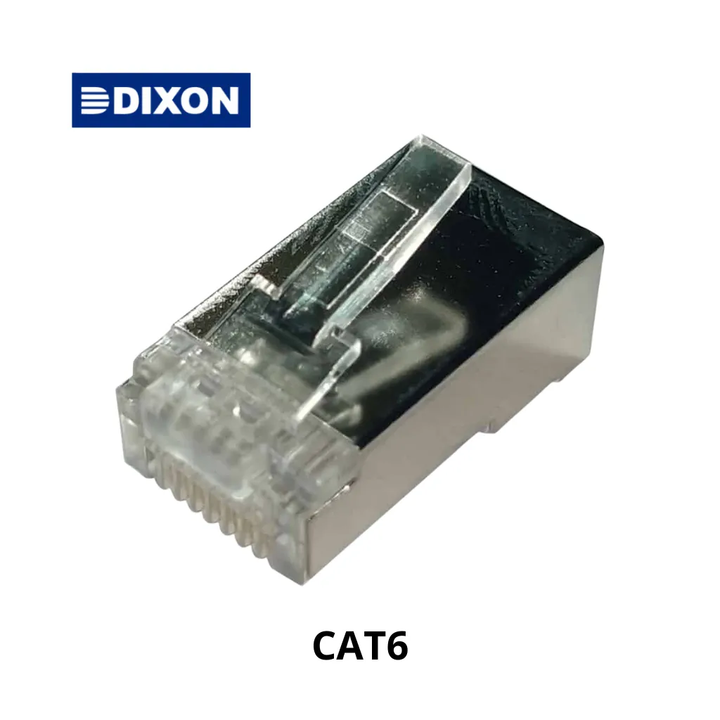PLUG RJ-45 CAT6 APANTALLADO xUND. DIXON