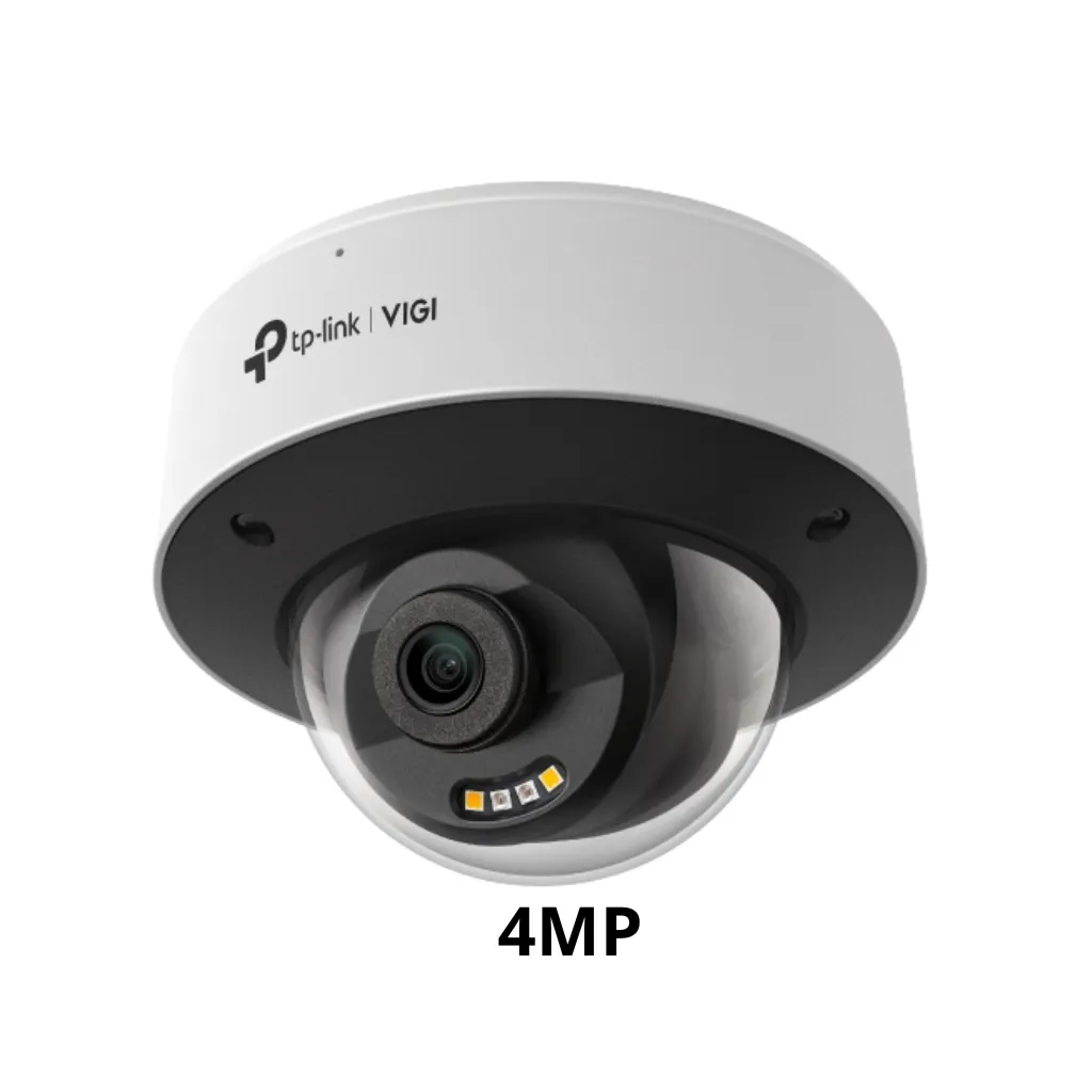 [INSIGHT S245] CAMARA IP TIPO DOMO DE 4MP L2.8MM IK10 A FULL COLOR VIGI TP-LINK 