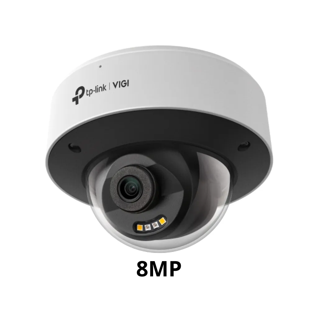 [INSIGHT S285] CAMARA IP TIPO DOMO DE 8MP L2.8MM IK10 A FULL COLOR VIGI TP-LINK
