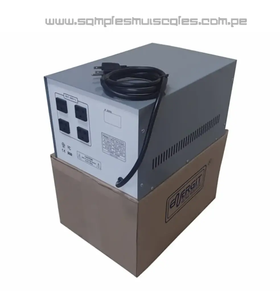 [CPC-1000VA] ESTABILIZADOR DE 1000VA SOLIDO 2 SALIDAS 220V 110V AVPOWER